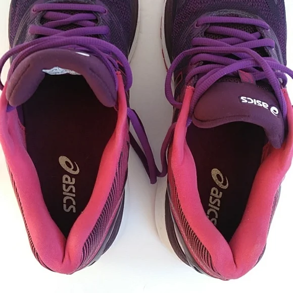 Asics Gel-Nimbus 19 Running Sneaker Shoe 10 Purple Pink - Picture 4 of 16